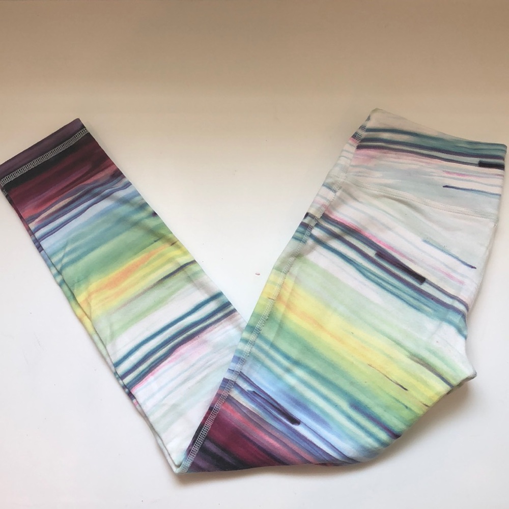 Parklife striped athletic leggings